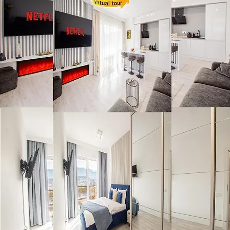 Floor Luxury Apartment- Family Friendly - Mountain View - Huge Balcony Brasov